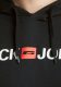 Jack & Jones ESSENTIALS hoodie met logo zwart