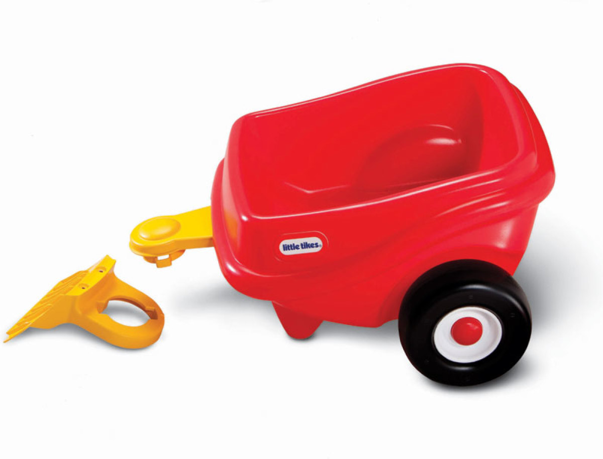 Little Tikes aanhanger voor loopauto - rood