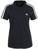 adidas Performance sport T-shirt zwart/wit