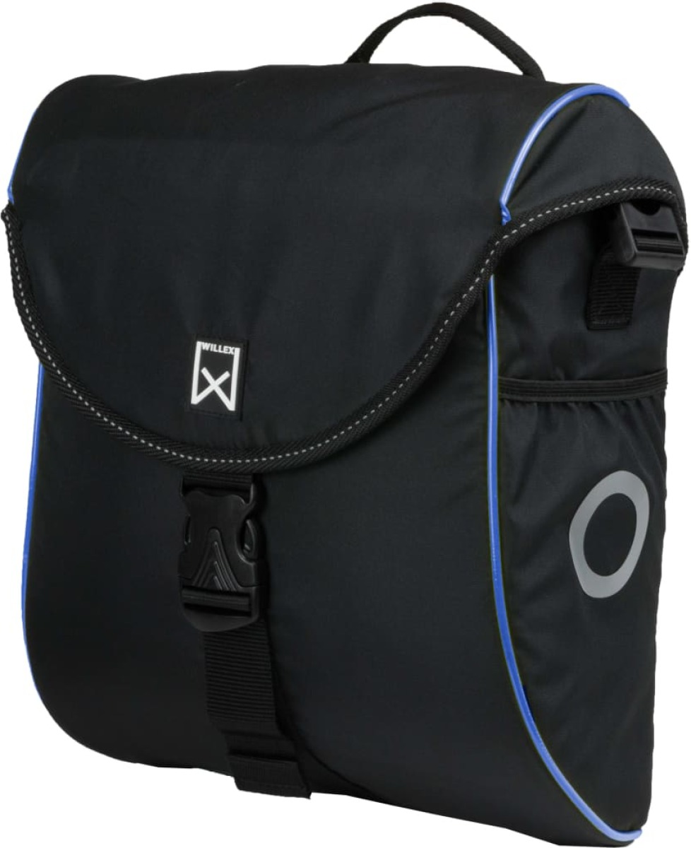 Willex Fietstas 300 S 12 L zwart en blauw