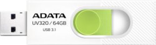 ADATA USB 3.1 Stick UV320 64GB White/Green