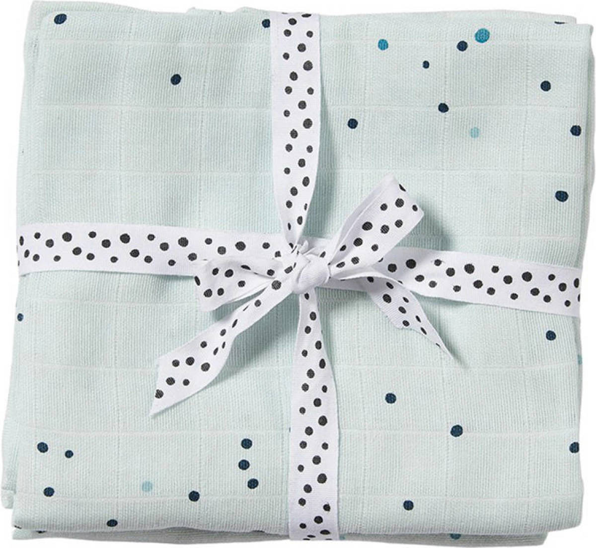 Done by Deer hydrofiele wikkeldekens 120x120 Dreamy dots (set van 2) Blue