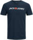JACK & JONES PLUS SIZE T-shirt met logo Plus Size donkerblauw