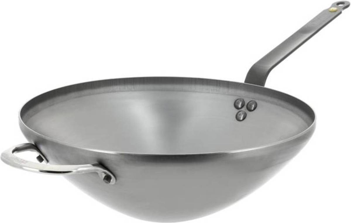 De Buyer deBuyer - Mineral B wok 40cm - staal - tegengreep