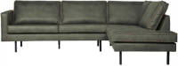 BePureHome eco-leren hoekbank rechts