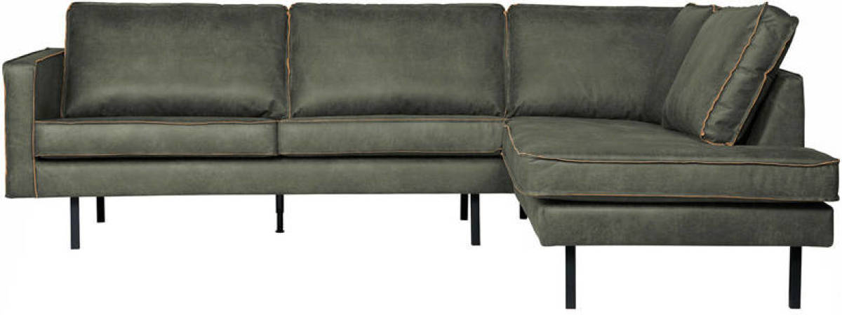 BePureHome eco-leren hoekbank rechts