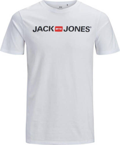 JACK & JONES PLUS SIZE T-shirt met logo Plus Size wit