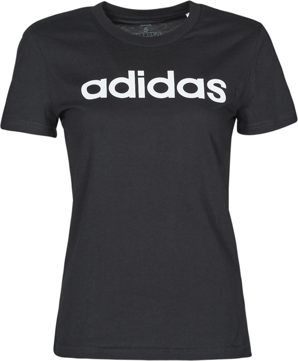 adidas Performance sport T-shirt zwart/wit