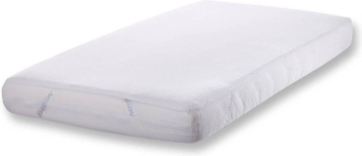 Aerosleep polyester hoeslaken wieg 40x80 cm Wit