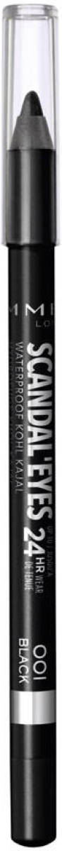 Rimmel London Scandal'Eyes Waterproof Kohl Pencil 001 Black
