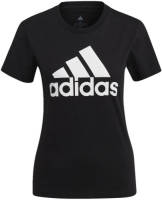 adidas Performance sport T-shirt zwart/wit
