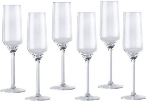 Merkloos 48x Champagneglas/glazen 22 centiliter - Drinkglazen