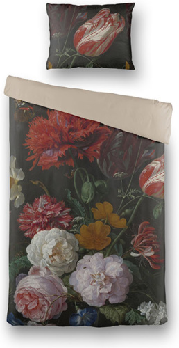 Cloud Nine Dekbedovertrek Stilleven met Bloemen - Art Collectie 1-persoons (140 x 200/220 cm + 1 kussensloop) Dekbedovertrek