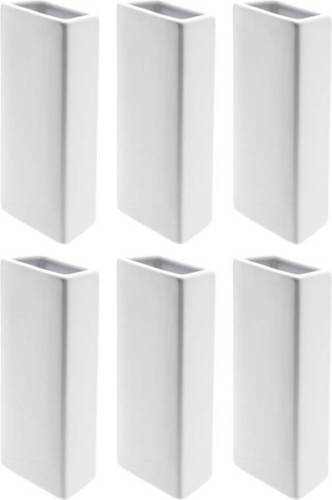 Merkloos 6x Radiator luchtbevochtigers wit 21 cm - Verdamper