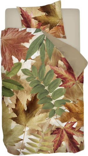 Snoozing Sycamore flanel dekbedovertrek - 1-persoons (140x200/220 cm + 1 sloop) - Flanel - Multi