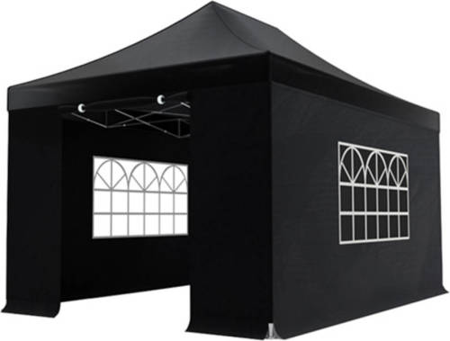 Lizzely Garden & Living Easy up 3x4,5m zwart 40mm (aluminium buizen) semi prof partytent