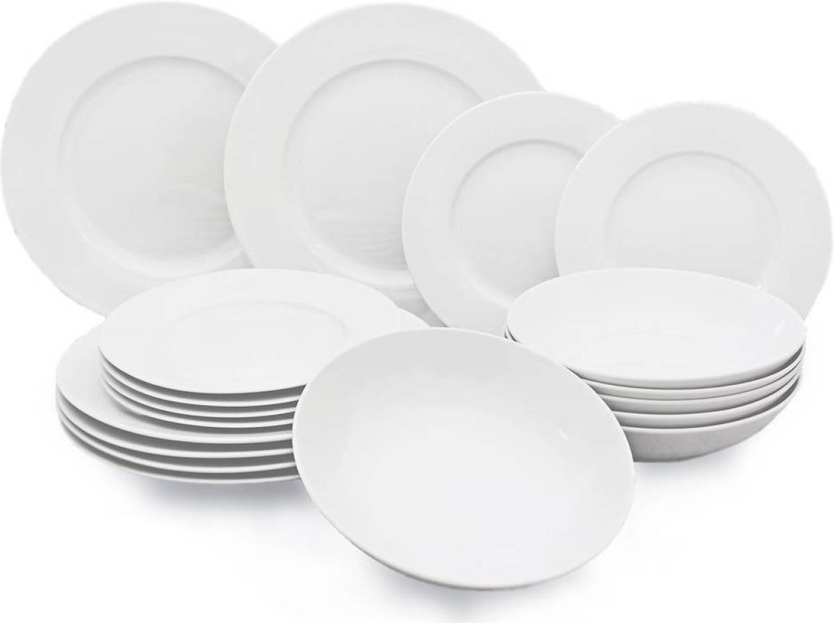 Easyline Serviesset Wit 18-Delig