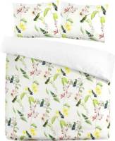 Papillon Burung dekbedovertrek - 1-persoons (140x200/220 cm + 1 sloop) - Katoen - Multi