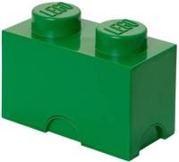 Set van 2 - Opbergbox Brick 2, Groen - LEGO