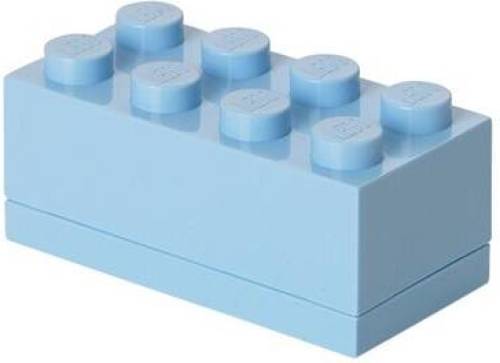 Set van 4 - Opbergbox Mini 8, Lichtblauw - LEGO