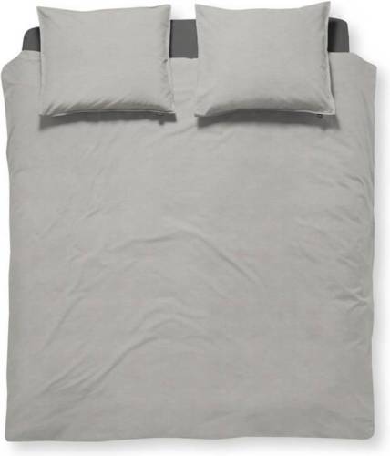 Damai Organic Birk dekbedovertrek - Lits-jumeaux (240x200/220 cm + 2 slopen) - Katoen - Grey