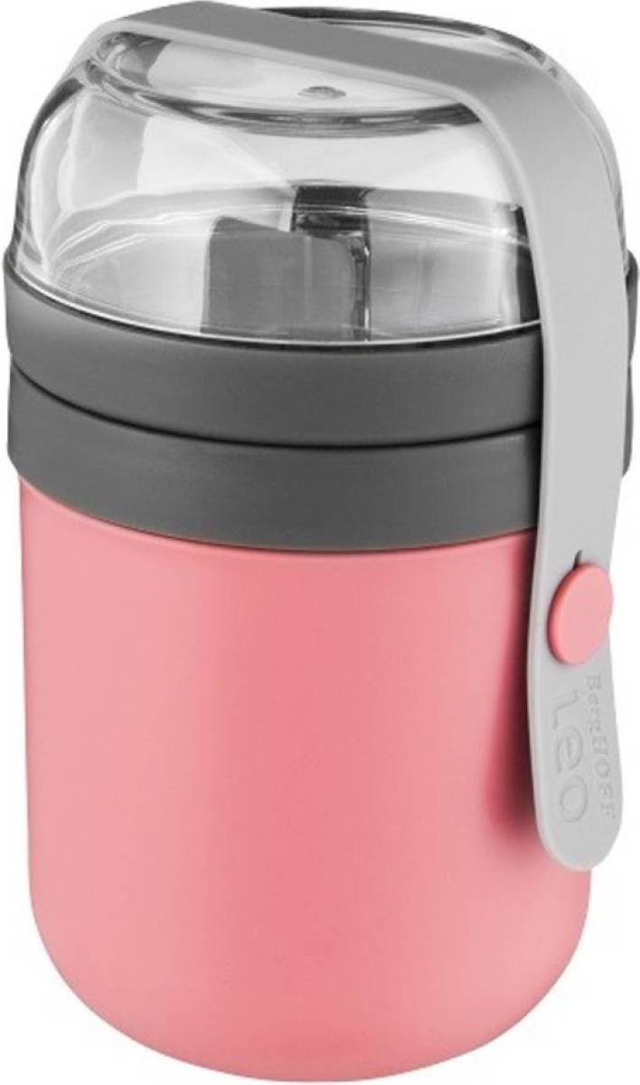 Set van 2 - Lunchcontainer duo - Roze - Berghoff Leo