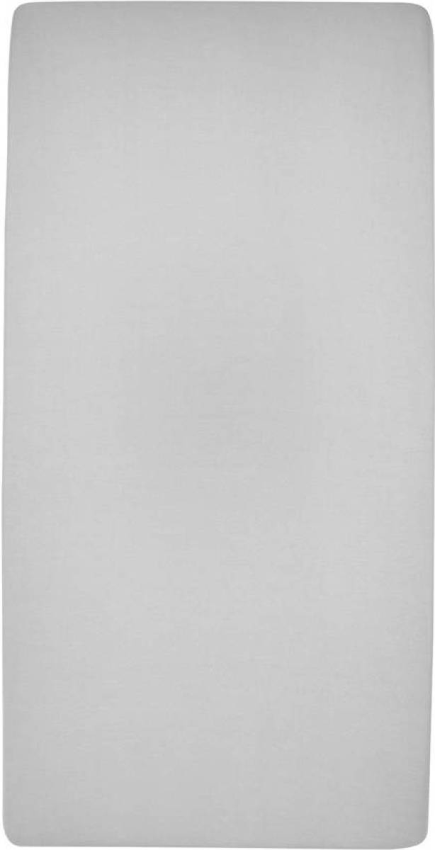 Meyco katoenen jersey hoeslaken ledikant 60x120 cm Lichtgrijs