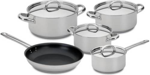 5-delige Pannenset - RVS - Silampos