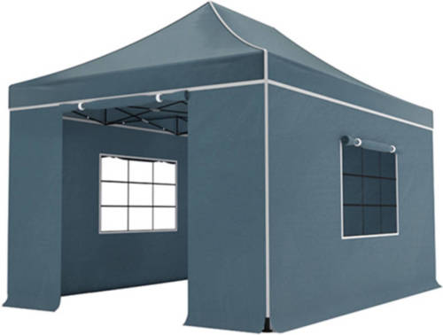 Lizzely Garden & Living Easy up 3x4,5m grijs luxe partytent