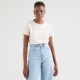 Levi's T-shirt THE PERFECT TEE met logo lichtroze