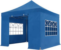 Lizzely Garden & Living Easy up 3x3m blauw 30mm (aluminium buizen) semi prof partytent