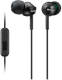 Sony MDR-EX15AP In-ear oordopjes Zwart