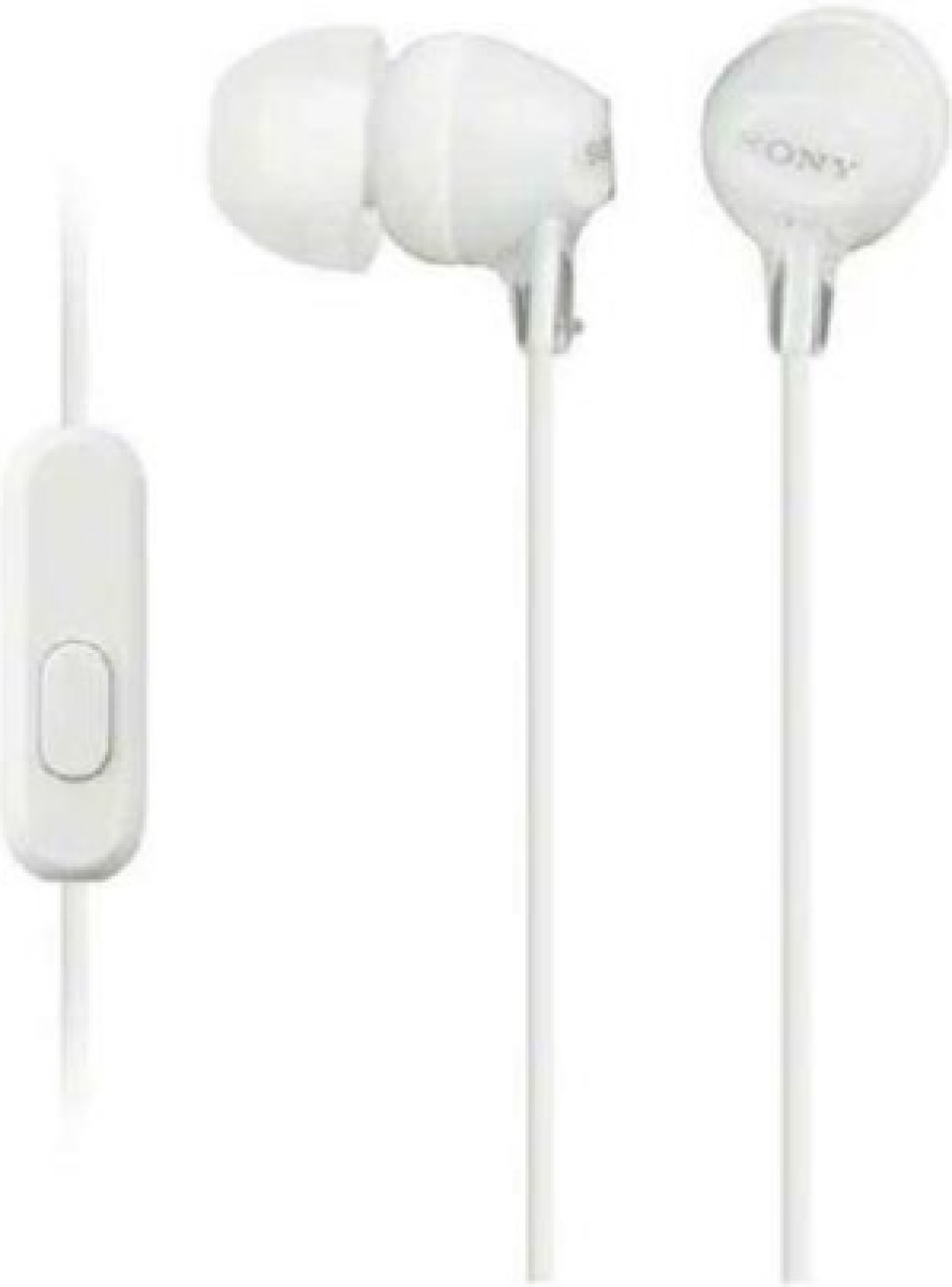 Sony MDR-EX15AP In-ear oordopjes Wit