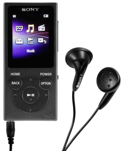 Sony NW-E394 MP3 speler Zwart