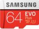Samsung MicroSD Class 10 EVO+ 64GB Micro SD-kaart Rood