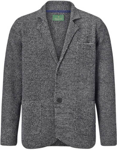Charles Colby colbert Plus Size Earl James met wol donkergrijs melange