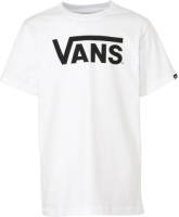 Vans T-shirt met logo wit/zwart