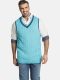 Charles Colby spencer Plus Size Earl Constantine met kabels turquoise