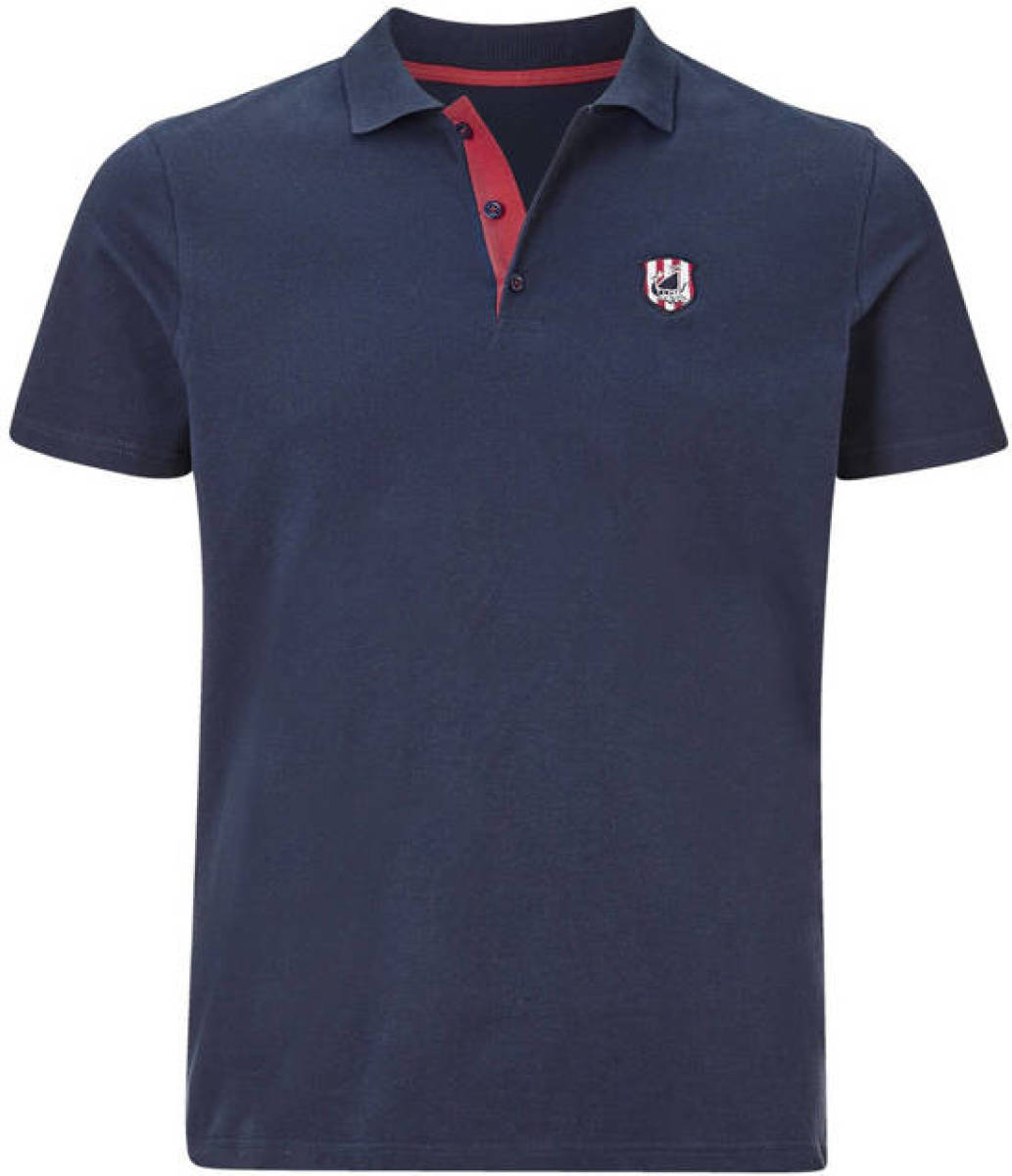 Jan Vanderstorm polo Plus Size Nisse donkerblauw