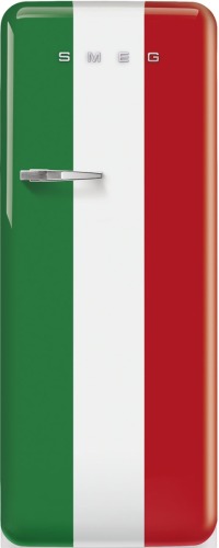 SMEG FAB28RDIT5 italiaanse vlag Koelkast met vriesvak