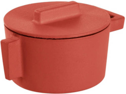 Braadpan Rood 10 cm incl deksel - Sambonet