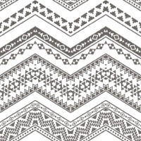 Urban Friends & Coffee Behang etnisch wit en zwart