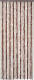 VidaXL Vliegengordijn 90x200 cm chenille beige en lichtbruin