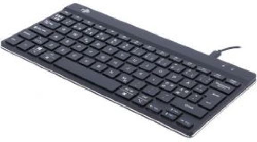 R-Go Tools R-Go Compact Break , QWERTY (ND), zwart, bedraad