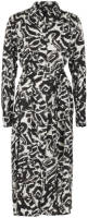 Eksept by Shoeby maxi jurk met all over print zwart/wit
