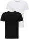 Lee T-shirt (set van 2 ) zwart/wit