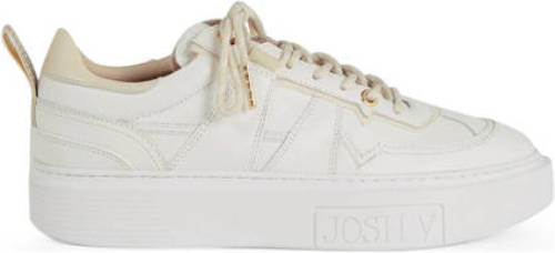 JOSH V Walker leren sneakers wit/ecru