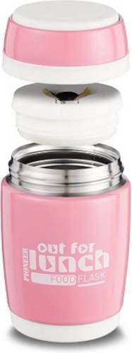 Vacuum Thermos Voedselcontainer 0,48L - Roze- Pioneer