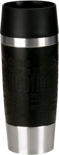 Emsa Travel Mug 0.36L RVS Zwart