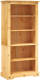 VidaXL Boekenkast grenenhout met 5 planken Corona-stijl 81x29x170 cm